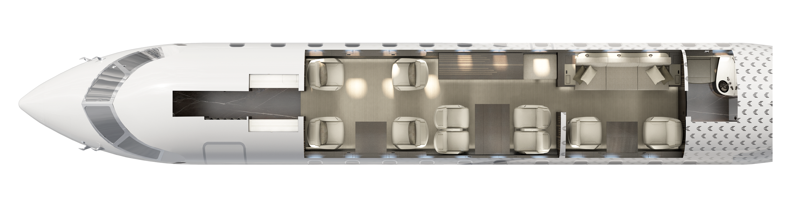 Configuration de cabine standard