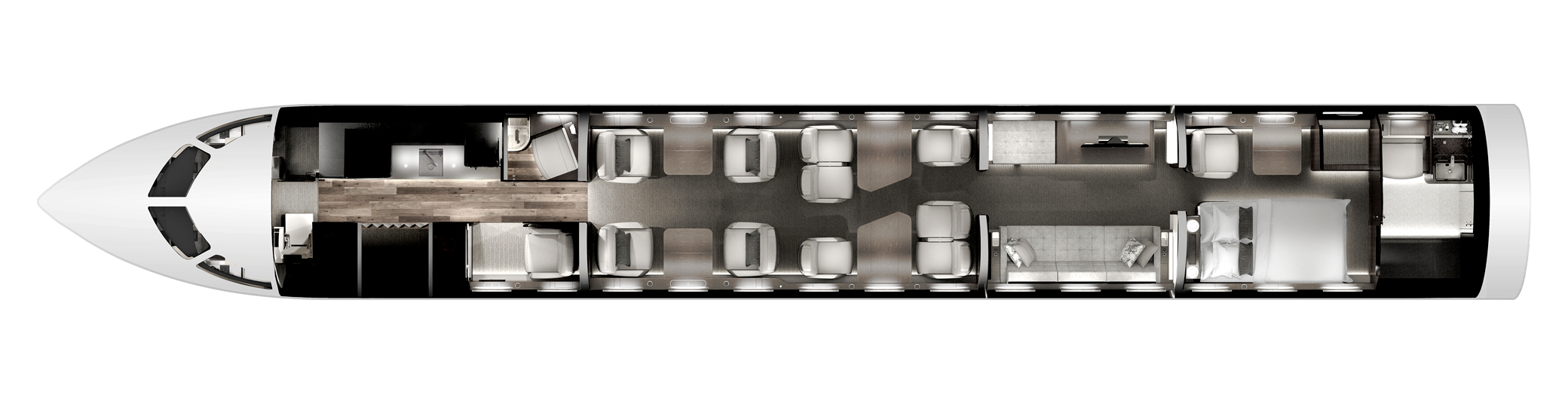 Configuration de cabine standard